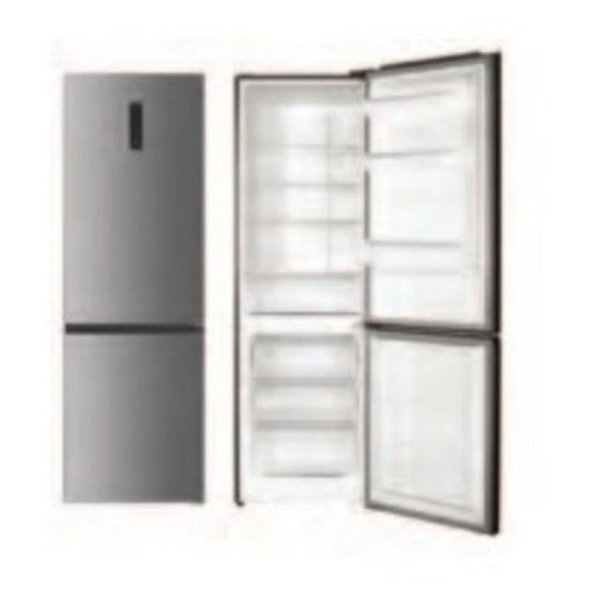 Frigorífico Combi Edesa EFC-18330 NF EX No Frost 186 cm 293 L D Acero inoxidable
