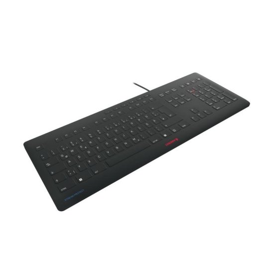 Teclado Contour Design Stream mecânico com fio USB QWERTZ alemão preto
