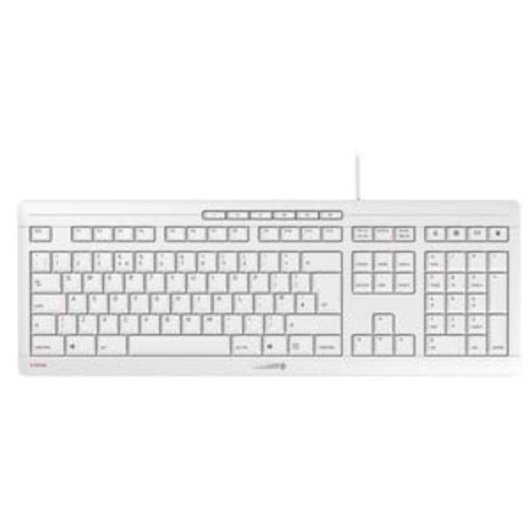 Clavier Contour Design STREAM mécanique filaire USB AZERTY blanc