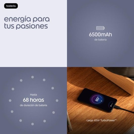 Motorola Edge 70 Plus 5G Azul 8GB 128GB 6,78" Ecrã AMOLED