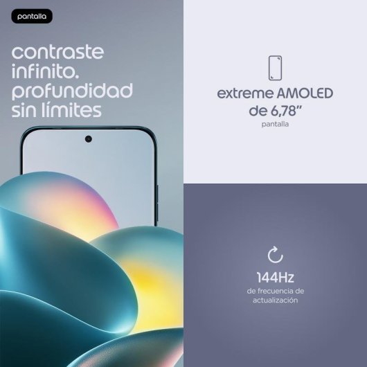 Motorola Edge 70 Plus 5G Azul 8GB 128GB 6,78" Ecrã AMOLED