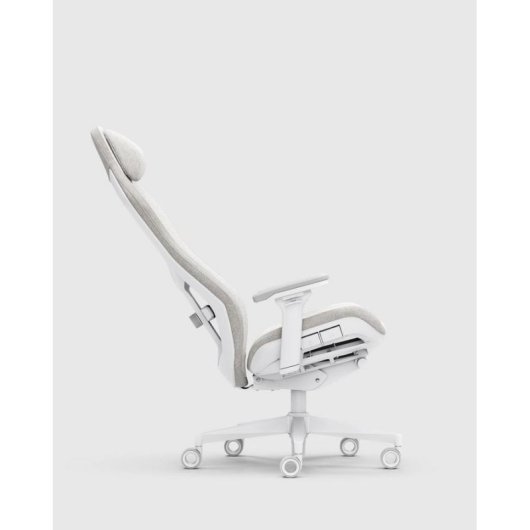 Cadeira Gaming Fractal Design Refine 2 Mesh Light Cinzento Base Alumínio Branco