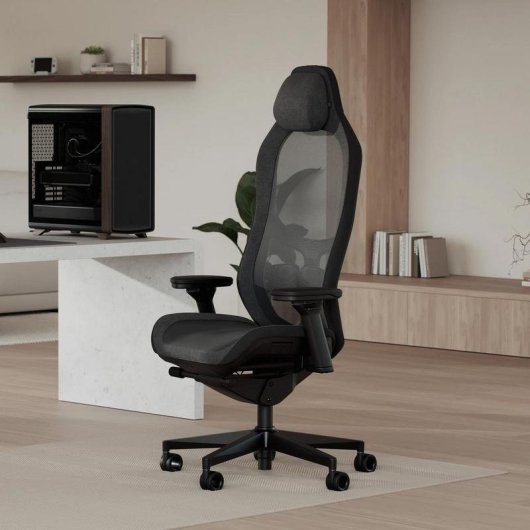 Cadeira gaming Refine 2 Mesh Dark Fractal Design Ergonomica 4D preta