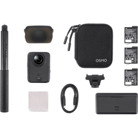 Cámara Deportiva DJI Osmo 360 II Adventure Combo UltraHD 8K UHD WiFi 360º Estabilización Avanzada