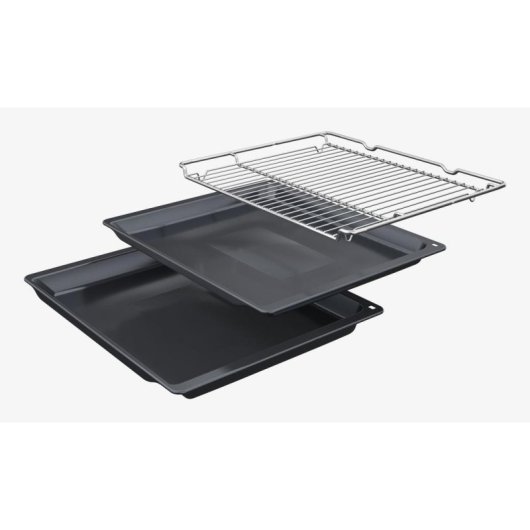 Einbaubackofen Bosch Serie 8 HBG7341B1 Pyrolyse + Hydrolyse 71L 60cm A+ AirFryer Schwarz