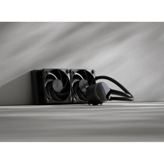 Flüssigkeitskühlung Fractal Design Radius 240 240mm 2 Lüfter Schwarz