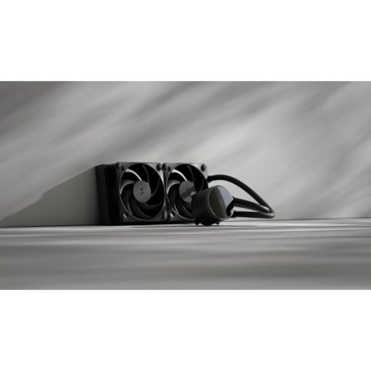 Flüssigkeitskühlung Fractal Design Radius 240 240mm 2 Lüfter Schwarz