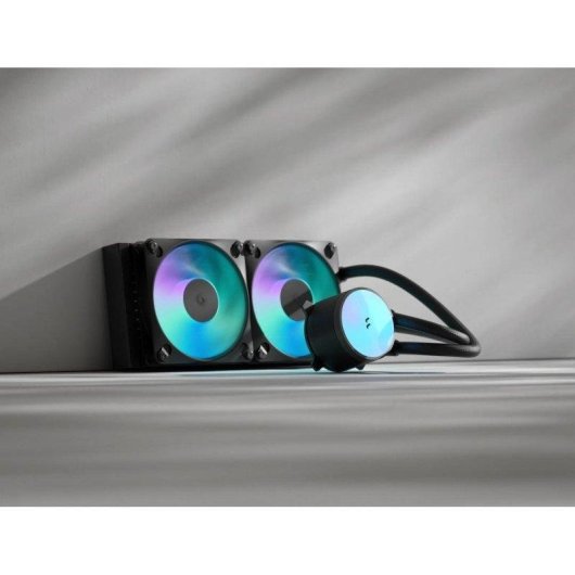 Flüssigkeitskühlung Fractal Radius 240 RGB 240mm 2 Lüfter Schwarz