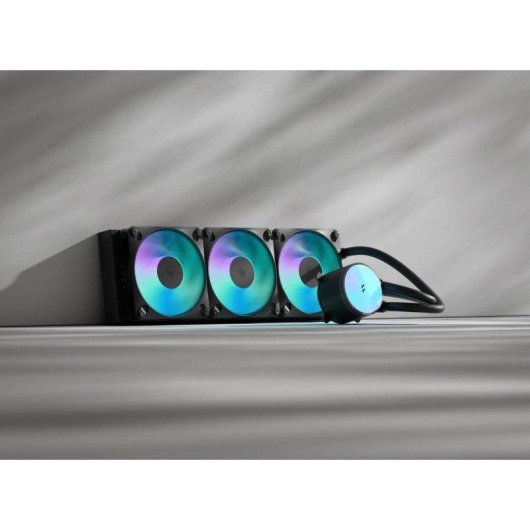 Refrigeración líquida Fractal Radius 360 RGB 360 mm 3 ventiladores PWM negro