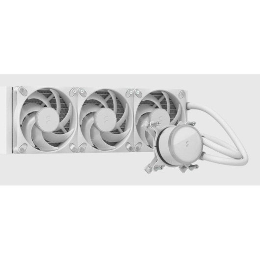 Flüssigkeitskühlung Fractal Radius 360 RGB 394mm 3 Lüfter Weiß
