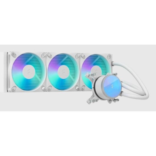 Flüssigkeitskühlung Fractal Radius 360 RGB 394mm 3 Lüfter Weiß