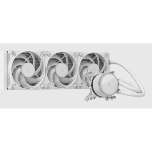 Flüssigkeitskühlung Fractal Radius 360 RGB 394mm 3 Lüfter Weiß