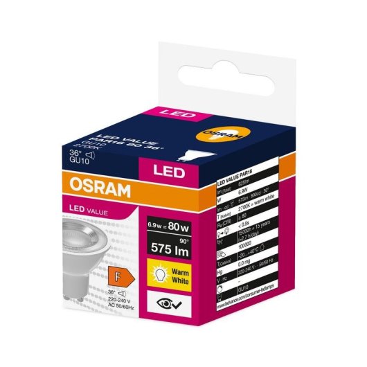 Lámpara LED Osram AC32044 GU10 Blanco Cálido
