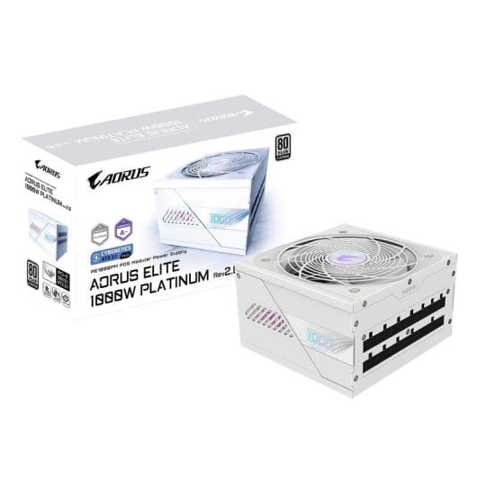 Fuente de Alimentación GIGABYTE AORUS ELITE P1000W ICE V2 1000W 80 PLUS Platinum modular