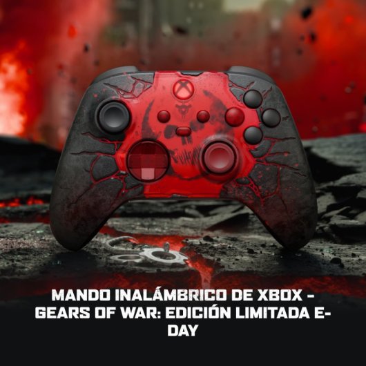 Mando Inalámbrico Microsoft Xbox Gears of War E-Day Edición Limitada