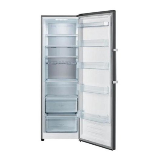 Frigorífico Uma Porta Infiniton Total No Frost 185cm 370L E Aço inoxidável
