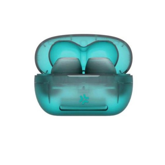 Celly Bluetooth kabellose Kopfhörer mit Mikrofon, Sprachassistent, türkisfarben