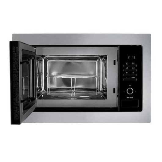 Microondas Teka 25 Litros 900W con Grill 1000W 5 niveles Integrable Negro/Acero