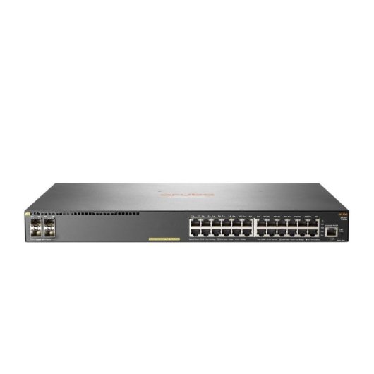 Geregelter PoE+ Switch HPE Aruba 2930F 24G 4SFP+