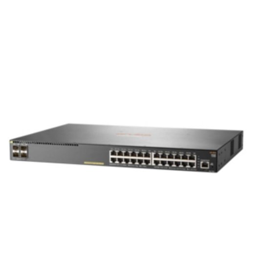 Geregelter PoE+ Switch HPE Aruba 2930F 24G 4SFP+