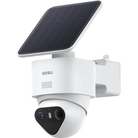 Videocamere di sorveglianza AOSU C9X11 Visione Notturna Esterna Pannello Solare Audio Bidirezionale