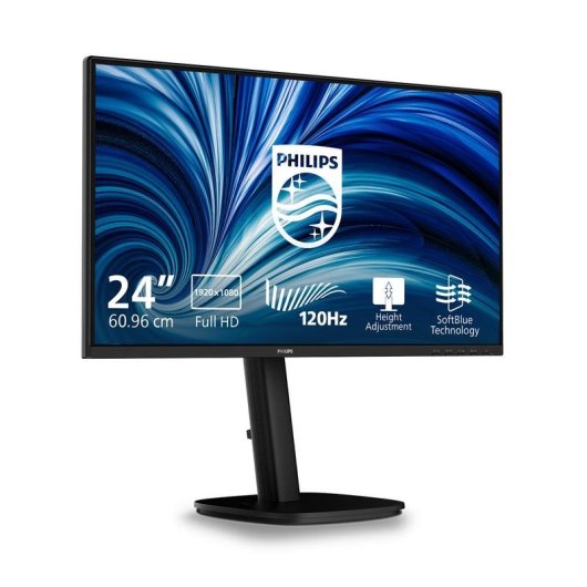 Monitor Philips 24B2N3200A/00 23,8" FullHD 120Hz IPS Altifalantes Ajuste altura