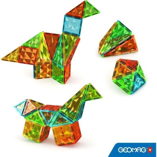 Geomag Magnetic Tiles Gems 44 4102 44 peças