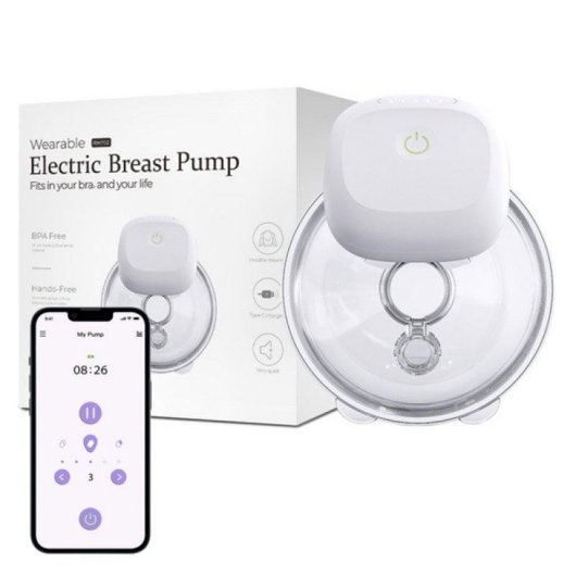 Sacaleches Eléctrico Portátil Smartia RH702 con App Bluetooth Manos Libres