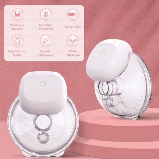 Sacaleches Eléctrico Portátil Smartia RH702 con App Bluetooth Manos Libres