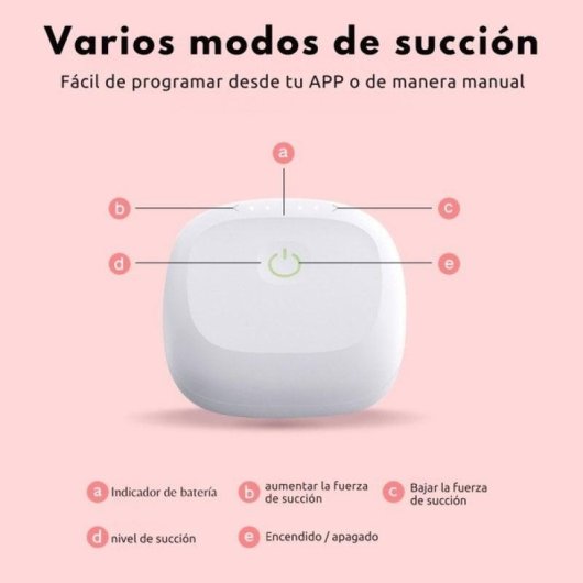 Sacaleches Eléctrico Portátil Smartia RH702 con App Bluetooth Manos Libres
