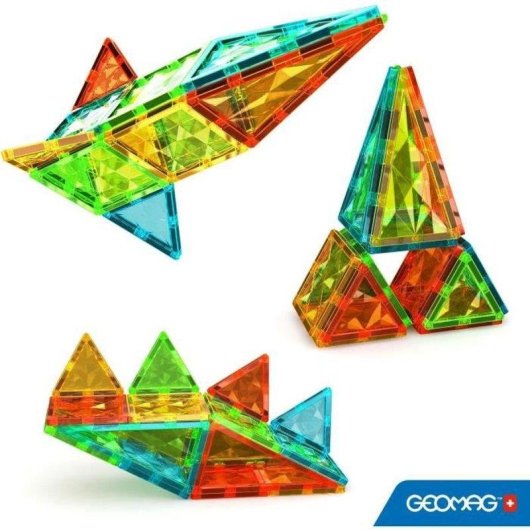 Geomag GM4100 Tiles Gems Set De Construção Magnético 16 peças