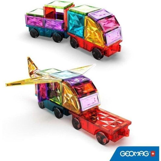 Geomag Magnetic Tiles Gems Vehicles GM211 24 peças