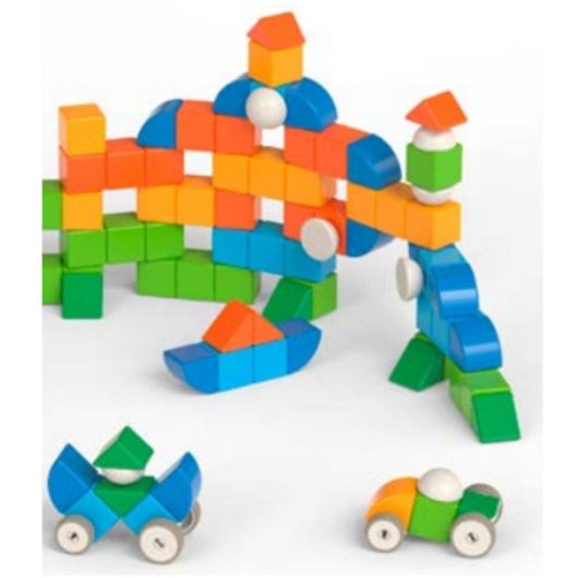Geomag Magnetic Tiles Gems Vehicles GM211 24 peças