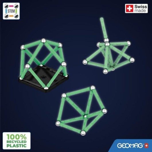 Geomag Ecofriendly Glow Set Magnético 25 Peças