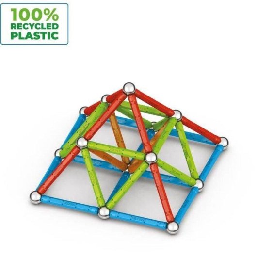 Geomag Supercolor Recycled Conjunto de Construção Magnética 93 Peças