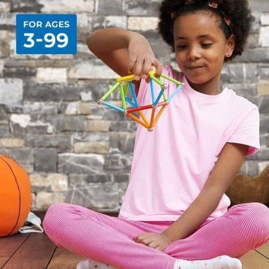 Geomag Supercolor Recycled Conjunto de Construção Magnética 93 Peças