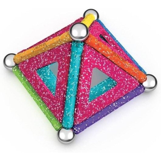 Geomag Ecofriendly Glitter Set Magnético 22 Peças