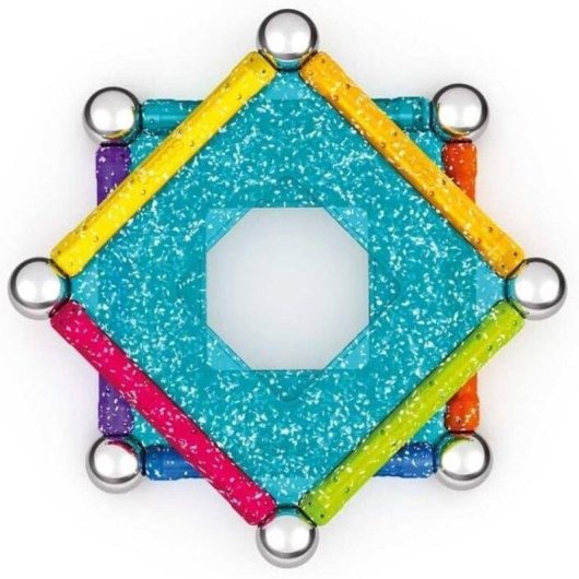 Geomag Ecofriendly Glitter Set Magnético 22 Peças