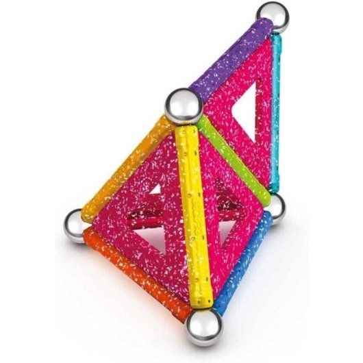 Geomag Ecofriendly Glitter Set Magnético 22 Peças