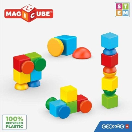Geomag Magicube GM061 Conjunto de Blocos Magnéticos 8 Peças