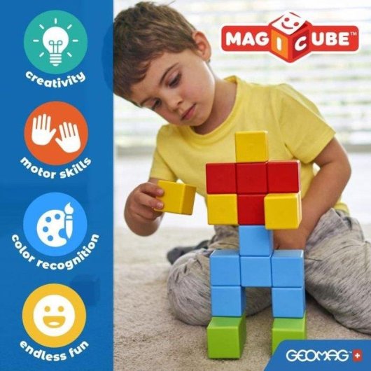 Geomag Magicube 060 Conjunto De Construção Magnética 060 6 peças