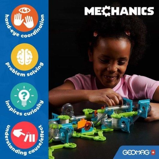 Geomag Mechanics Challenge Goal 96 Peças