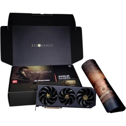 Tarjeta Gráfica PowerColor Hellhound Radeon RX 9070 XT 16GB GDDR6 Resonance Edition