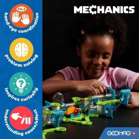 Geomag Mechanics Motion Flywheels 756 Set Magnético De Construção 96 peças