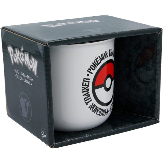 Taza Pokémon Trainer Cerámica 350 Mls