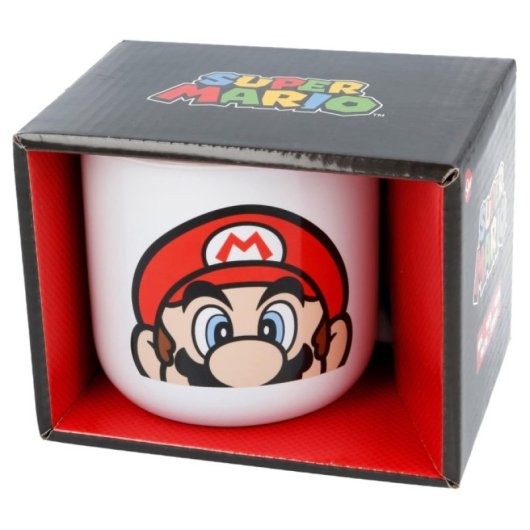 Taza Super Mario Bros Nintendo Cerámica 400 Mls