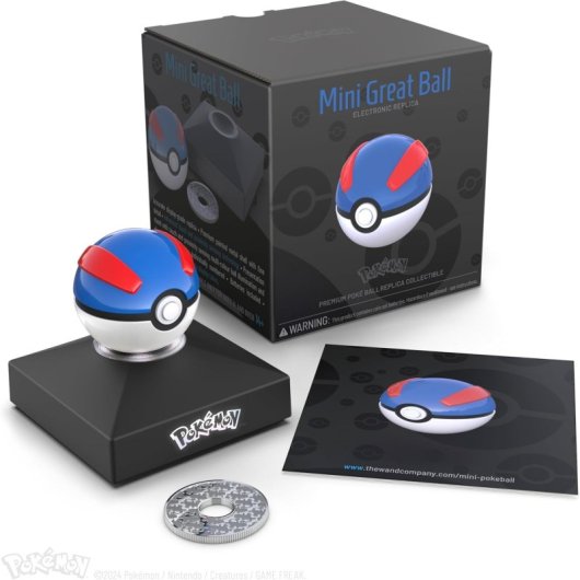 Réplica Electrónica Mini Great Ball Pokémon 8 Cms