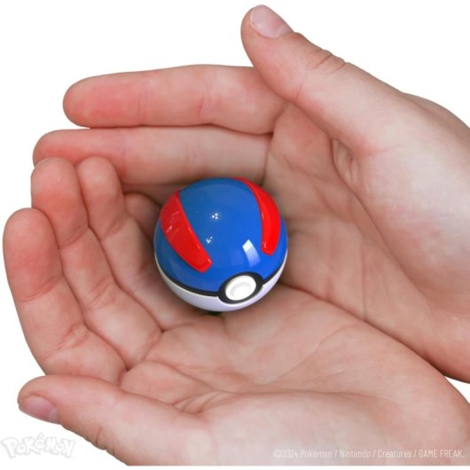 Réplica Electrónica Mini Great Ball Pokémon 8 Cms