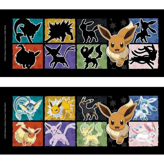 Taza Térmica Eevee Cambia De Color Pokémon Cerámica 460 Mls