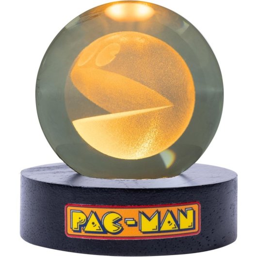 Lámpara Bola De Cristal Pac-man 8 Cms